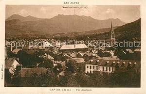 Postkarte Carte Postale 13490853 Gap Hautes-Alpes Vue generale Massif de Piolit Gap Hautes-Alpes