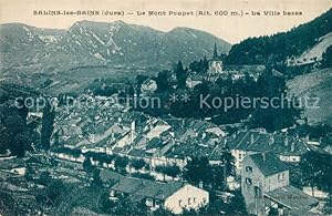 Postkarte Carte Postale 13503868 Salins-les-Bains Panorama Ville basse Mont Poupet Salins-les-Bains