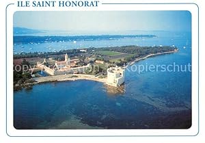 Postkarte Carte Postale 13626371 Ile Saint-Honorat Alpes Maritimes Vue aerienne