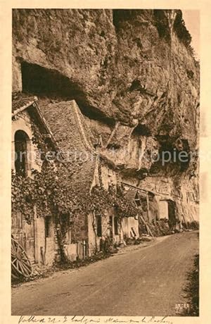 Postkarte Carte Postale 13505627 La Toulzanie Maisons sous les Rochers