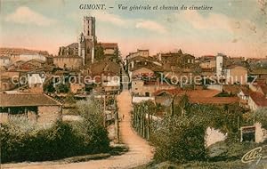 Postkarte Carte Postale 13623870 Gimont Chemin du Cimetiere Gimont