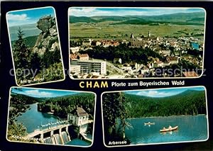 Postkarte Carte Postale 73626671 Cham Oberpfalz Arbersee Arber H?llensteinsee Cham Oberpfalz