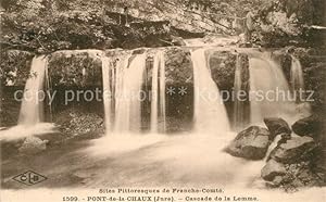 Postkarte Carte Postale 13504742 Pont de la Chaux Cascade de la Lemme Wasserfaelle