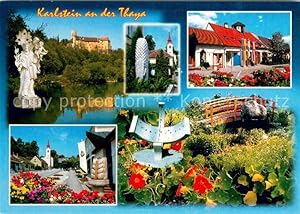Bild des Verkufers fr Postkarte Carte Postale 73625850 Karlstein Thaya Schloss Hl Nepomuk Freunde der Heilkraeuter Hauptstrass zum Verkauf von Versandhandel Boeger