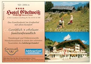 Postkarte Carte Postale 73628146 Grossarl Hotel Edelweiss Grossarl