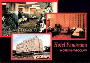 Postkarte Carte Postale 73629436 Wroclaw Hotel Orbis Panorama Restaurant Fremdenzimmer Wroclaw