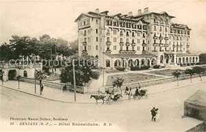 Postkarte Carte Postale 13623910 Hendaye Pyrenees Atlantiques Hotel Eskualduna Hendaye Pyrenees