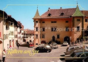 Postkarte Carte Postale 73627336 Kaltern Weinstrasse Tirol Motiv Altstadt Kaltern Weinstrasse Tirol