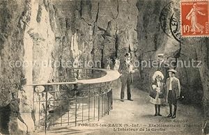 Postkarte Carte Postale 13552177 Forges-les-Eaux Etablissement Thermal Interieur de la Grotte For...