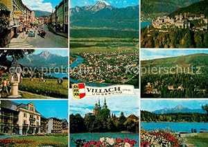 Postkarte Carte Postale 73629168 Villach Kaernten Faakersee Warmbad Villach Hl Kreuzkirche Ruine ...