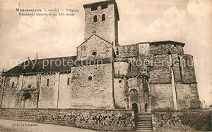Postkarte Carte Postale 13505168 Monsempron-Libos Eglise Monument historique du XIIe siÃ cle Mons...