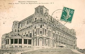 Postkarte Carte Postale 13623895 Biarritz Pyrenees Atlantiques Hotel du Palais Appartements des S...