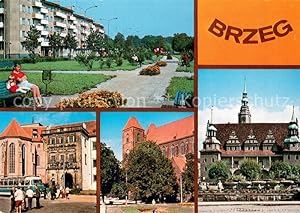 Postkarte Carte Postale 73627478 Brzeg Brieg Schlesien Ulica Wladyslawa Jagielly Kaplica sw Jadwi...