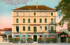 Postkarte Carte Postale 13623534 Saint-Amour Hotel du Commerce Saint-Amour