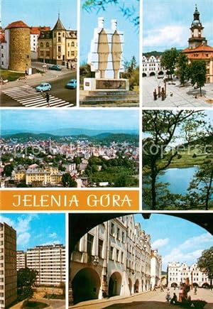 Postkarte Carte Postale 73625443 Jelenia Gora Hirschberg Schlesien Baszta zamkowa Pomnik Pamieci ...