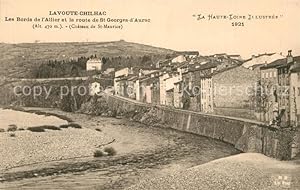 Postkarte Carte Postale 13508605 Lavoute-Chilhac Bords de l Allier route de Saint Georges d Aurac...