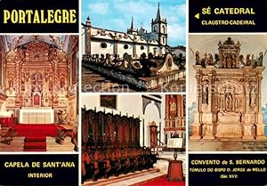 Postkarte Carte Postale 73628545 Portalegre Capela de Sant Ana Interior Se Catedral Convento de S...