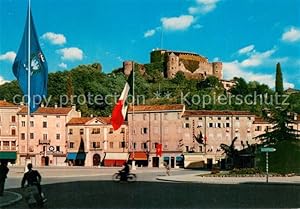 Postkarte Carte Postale 73628582 Gorizia Piazza della Vittoria e Castello Gorizia