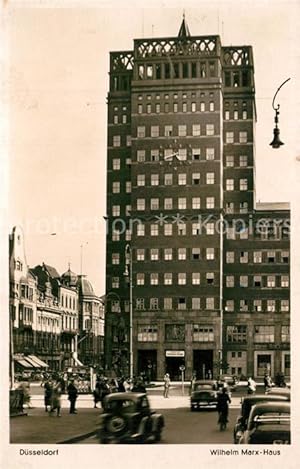 Bild des Verkufers fr Postkarte Carte Postale 73546175 Duesseldorf Wilhelm Marx Haus Duesseldorf zum Verkauf von Versandhandel Boeger