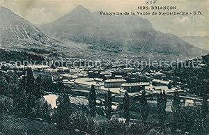 Postkarte Carte Postale 13632587 Briancon Panorama de la Vallee de Sainte CathÃ rine Briancon