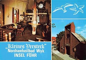 Seller image for Postkarte Carte Postale 73970294 WYK FoeHR Nordfriesland Restaurant Gaststaette Kleines Versteck for sale by Versandhandel Boeger