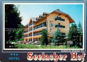 Postkarte Carte Postale 73631176 Seelach Klopeinersee Hotel Seelacher Hof Seelach Klopeinersee