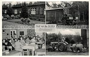 Postkarte Carte Postale 33567433 Heinschenwalde DEULA Traktor Hanomag Gaststaette Heinschenwalde