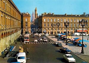 Postkarte Carte Postale 13631280 Toulouse Haute-Garonne Place du Capitole Rue du Taur Toulouse Ha...