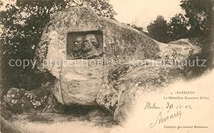 Seller image for Postkarte Carte Postale 13553421 Barbizon Le Medaillon Rousseau Millet Barbizon for sale by Versandhandel Boeger