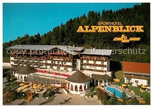 Postkarte Carte Postale 73631261 Zell See Sporthotel Alpenblick Zell See