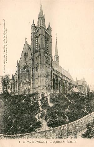 Postkarte Carte Postale 13632051 Montmorency Eglise St Martin Montmorency