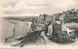 Postkarte Carte Postale 13972117 Onival sur Mer Ault 80 Somme Le Chemin des Douaniers
