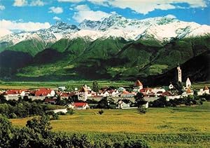 Postkarte Carte Postale 73970322 Glurns Glorenza Suedtirol IT Ortsansicht mit Kirche Tschengelser...