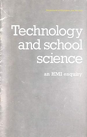 Imagen del vendedor de Technology and School Science a la venta por WeBuyBooks