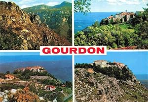 Postkarte Carte Postale 13971505 Gourdon 06 Alpes-Maritimes Le pittoresque village perche au somm...