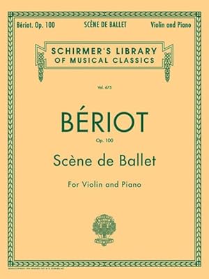 Seller image for Scene De Ballet, Op. 100 : For Violin and Piano for sale by GreatBookPrices