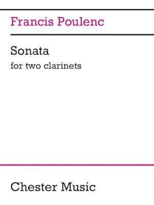 Imagen del vendedor de Sonata for Two Clarinets a la venta por GreatBookPrices