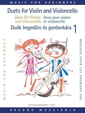 Seller image for Duos fur Violine und Violoncello fur Abfanger / Duets for Violin and Violoncello for Beginners / Duok Hegedure es Gordonkara Kezdok Szamara for sale by GreatBookPrices