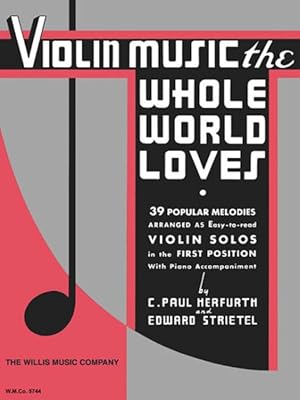 Image du vendeur pour Violin Music the Whole World mis en vente par GreatBookPrices