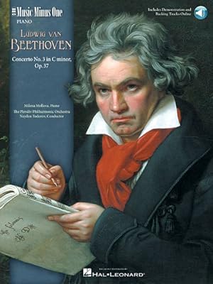 Seller image for Beethoven: Concerto No. 3 in C Minor For Piano % Orchestra, Op. 37 : Music Minus One Piano for sale by GreatBookPrices