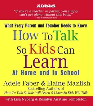 Seller image for How To Talk So Kids Can Learn : At Home And In School for sale by GreatBookPrices