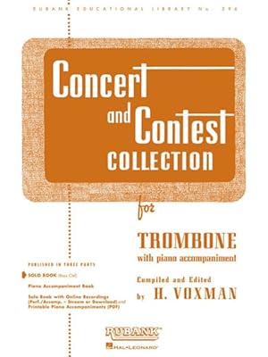 Seller image for Concert and Contest Collection : Trombone - Solo Part for sale by GreatBookPrices