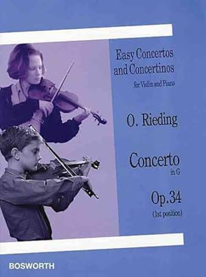 Seller image for Concerto in G, Op. 34 : Easy Concertos and Concertinos Series for Violin and Piano for sale by GreatBookPricesUK