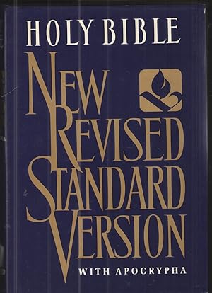 Bild des Verkufers fr Holy Bible New Revised Standard Edition with Apocrypha Containing the Old and New Testaments with the Apocryphal/ Deuterocanonical Books zum Verkauf von Elder's Bookstore