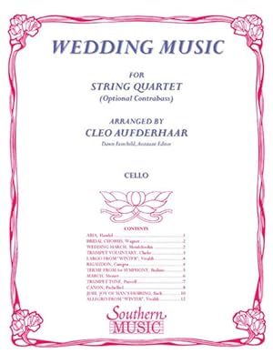 Immagine del venditore per Wedding Music : String Solos & Ensemble/String Quartet venduto da GreatBookPrices
