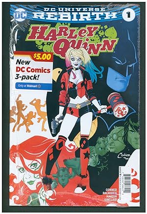 Harley Quinn #1 Walmart Variant. (DC Comics Sealed 3-Pack)
