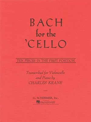 Image du vendeur pour Bach for the Cello : 10 Easy Pieces in 1st Position mis en vente par GreatBookPrices