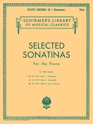 Seller image for Selected Sonatinas for the Piano : Book 1 : Elementary for sale by GreatBookPrices