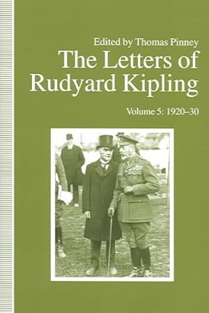 Image du vendeur pour Letters Of Rudyard Kipling : 1920-30 mis en vente par GreatBookPrices