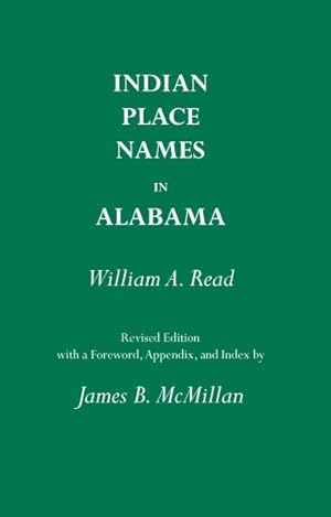 Seller image for Indian Place Names in Alabama for sale by GreatBookPricesUK